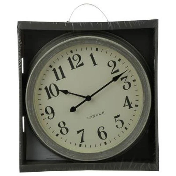 Remise 🔔 Horloge Murale Vintage Brossé 35cm Gris 🧨 4 Remise 🔔 Horloge Murale Vintage Brossé 35cm Gris 🧨 – Image 2