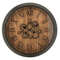 De gros ???? Paris Prix Horloge Murale Design Engrenage 82cm Noir ????