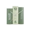 Le moins cher 🔥 Karlsson Horloge à Poser Trompe-l'œil Books - Vert 👍 -ATMOSPHERA Shop unnamed file 3804