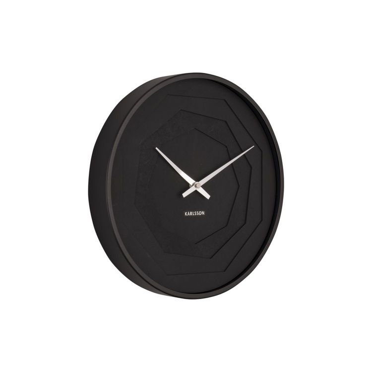 Karlsson Horloge murale Layered Origami - Noir Tout neuf ???? Karlsson Horloge Murale Layered Origami - Noir ???? -ATMOSPHERA Shop unnamed file 3822