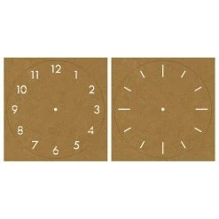 Nouveau 👍 Rayher 2 Pochoirs Papier Kraft Horloge 🛒