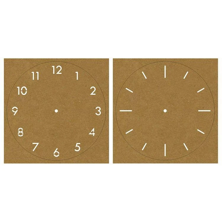 Nouveau 👍 Rayher 2 Pochoirs Papier Kraft Horloge 🛒 3 Nouveau 👍 Rayher 2 Pochoirs Papier Kraft Horloge 🛒