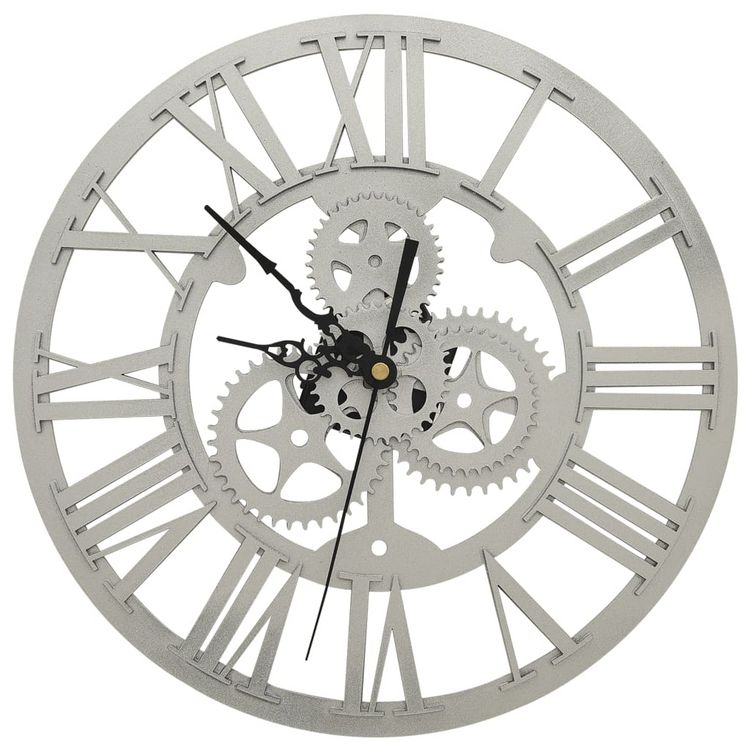 VIDAXL Horloge murale Argente 30 cm Acrylique Meilleur prix ???? VIDAXL Horloge Murale Argente 30 Cm Acrylique ???? -ATMOSPHERA Shop unnamed file 3892