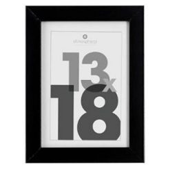 Bon marché ???? Cadre Photo Bois 13x18cm Noir ????