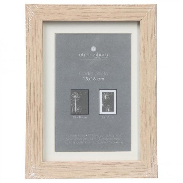Cadre Photo Déco Eva 13x18cm Naturel Tout neuf ???? Cadre Photo Déco Eva 13x18cm Naturel ???? -ATMOSPHERA Shop unnamed file 409