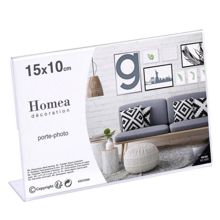 Paris Prix Chevalet Porte-Photo Display 15x10cm Transparent Offres ???? Paris Prix Chevalet Porte-Photo Display 15x10cm Transparent ???? -ATMOSPHERA Shop unnamed file 419