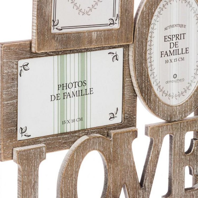 Pêle-Mêle Bois 6 Photos Campagne 42cm Naturel Bon marché ???? Pêle-Mêle Bois 6 Photos Campagne 42cm Naturel ???? -ATMOSPHERA Shop unnamed file 43