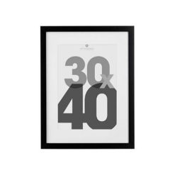 Sortie ???? Cadre Photo Bois 30x40cm Noir âš