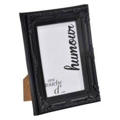 Bon marché ???? Paris Prix Cadre Photo Déco Baroque 10x15cm Noir ????