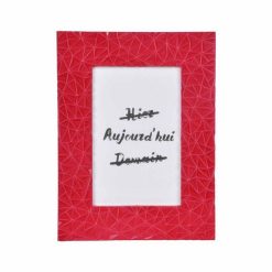Alternative view of Offres ???? Paris Prix Cadre Photo Déco Géométrique Frame 13x18cm Rouge ????