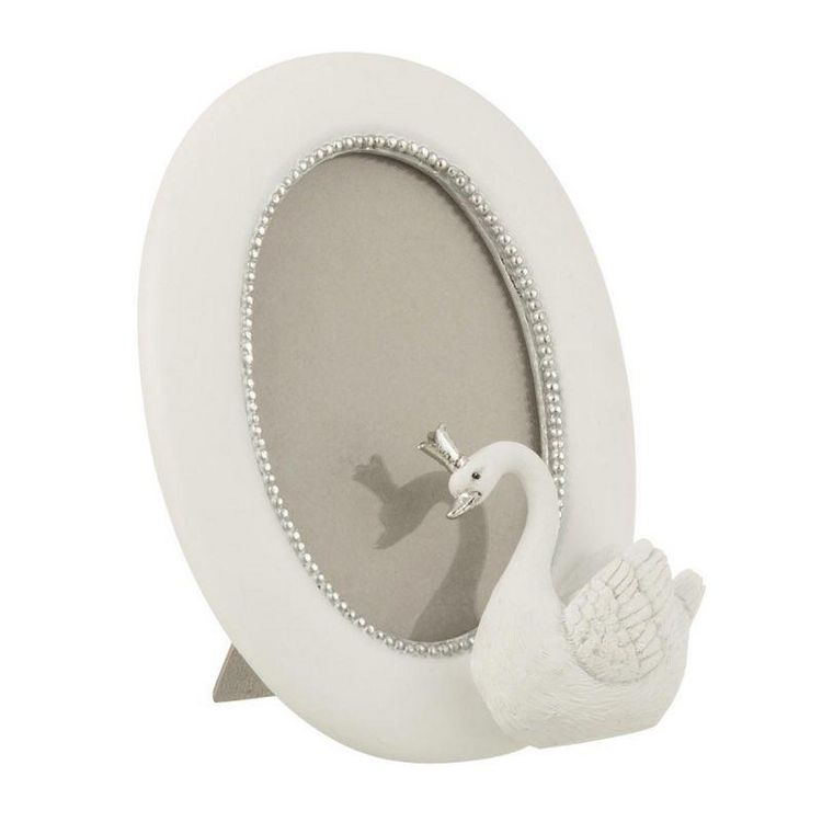 Meilleure affaire ???? Paris Prix Cadre Photo Déco Cygne 20cm Blanc & Argent ???? 3 Meilleure affaire ???? Paris Prix Cadre Photo Déco Cygne 20cm Blanc & Argent ????