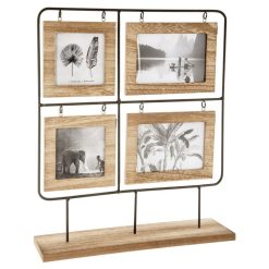 Sortie ✔️ ATMOSPHERA Pêle-mêle à Poser 8 Photos Recto/verso Modèle Nomade - 42 X 36 Cm ????