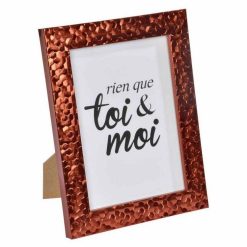 Tout neuf ???? Paris Prix Cadre Photo Déco Martelé 18x24cm Cuivre ????