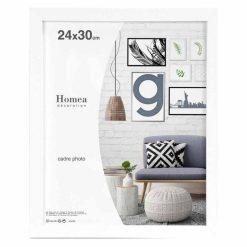 Coupon ???? Paris Prix Cadre Photo Déco Loft 24x30cm Blanc ????