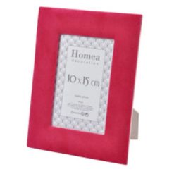 Acheter ???? Paris Prix Cadre Photo En Velours Deya 10x15cm Fuchsia ????