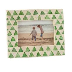 Vente flash ???? Paris Prix Cadre Photo En Bois Déco Nuye 10x15cm Vert ????