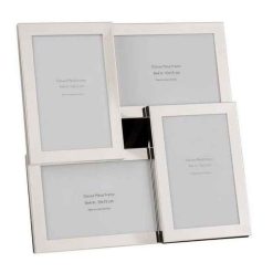 Budget ???? Paris Prix Cadre Photo 4 Parties Bord Métal 10x15cm Argent ⭐