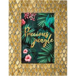 Alternative view of Nouveau ???? Cadre Photo Precious Jungle 20x16cm Or ✔️