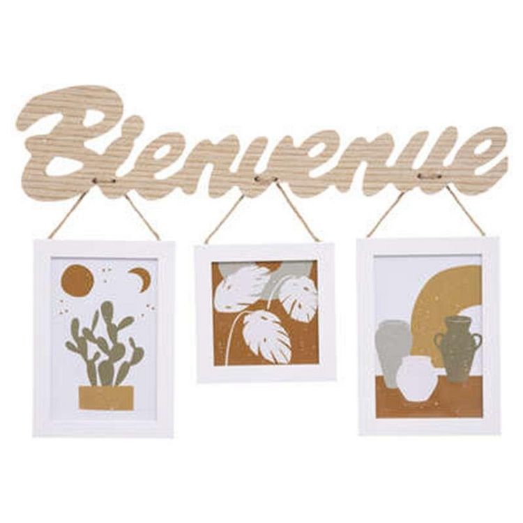 Sortie ✨ Pêle-Mêle 3 Photos Déco Bienvenue 42cm Blanc ⭐ 3 Sortie ✨ Pêle-Mêle 3 Photos Déco Bienvenue 42cm Blanc ⭐