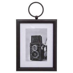 Nouveau ⌛ Cadre Photo Vintage Gousset 10x15cm Noir ????