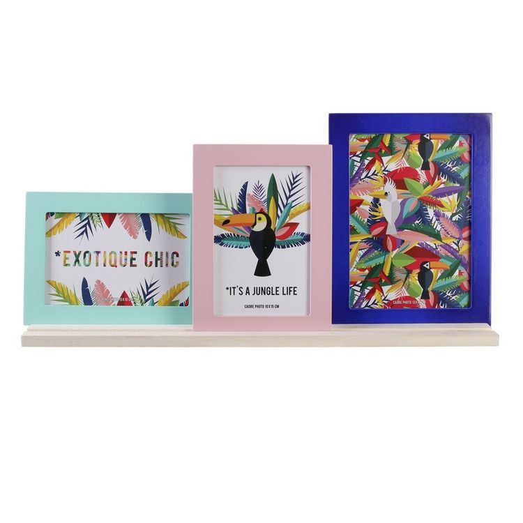 The Home Deco Factory 3 Cadres photo modulables Exotic - L. 44 cm - Pastel Coupon ???? The Home Deco Factory 3 Cadres Photo Modulables Exotic - L. 44 Cm - Pastel ⭐ -ATMOSPHERA Shop unnamed file 851