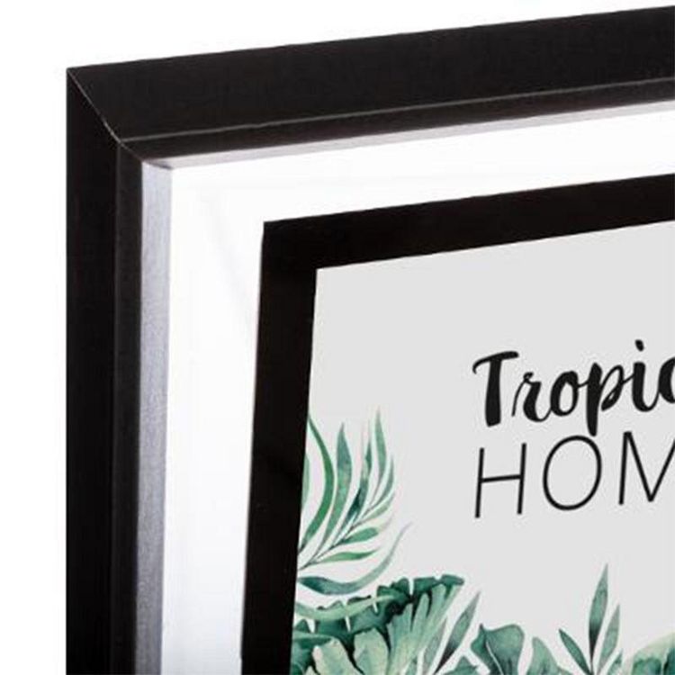 Promo ???? Pêle-Mêle Déco 4 Photos Tropical 34cm Noir ???? 4 Promo ???? Pêle-Mêle Déco 4 Photos Tropical 34cm Noir ???? – Image 2
