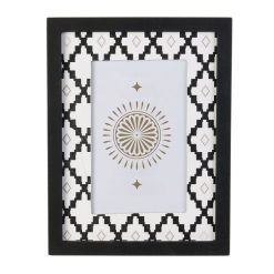 Budget ???? The Home Deco Factory Cadre Photo Ethnique Mirage - L. 10 X L. 15 Cm - Noir âïž