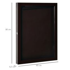 Remise ???? HOMCOM Frame Box T-frame Cadre Pour Maillot Porte Acrylique Doublure Interne Feutre 60L X 7l X 80H Cm ???? -ATMOSPHERA Shop unnamed file 910