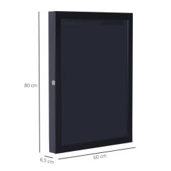 Remise ???? HOMCOM Frame Box T-frame Cadre Pour Maillot Porte Acrylique Doublure Interne Feutre 60L X 7l X 80H Cm ???? -ATMOSPHERA Shop unnamed file 913