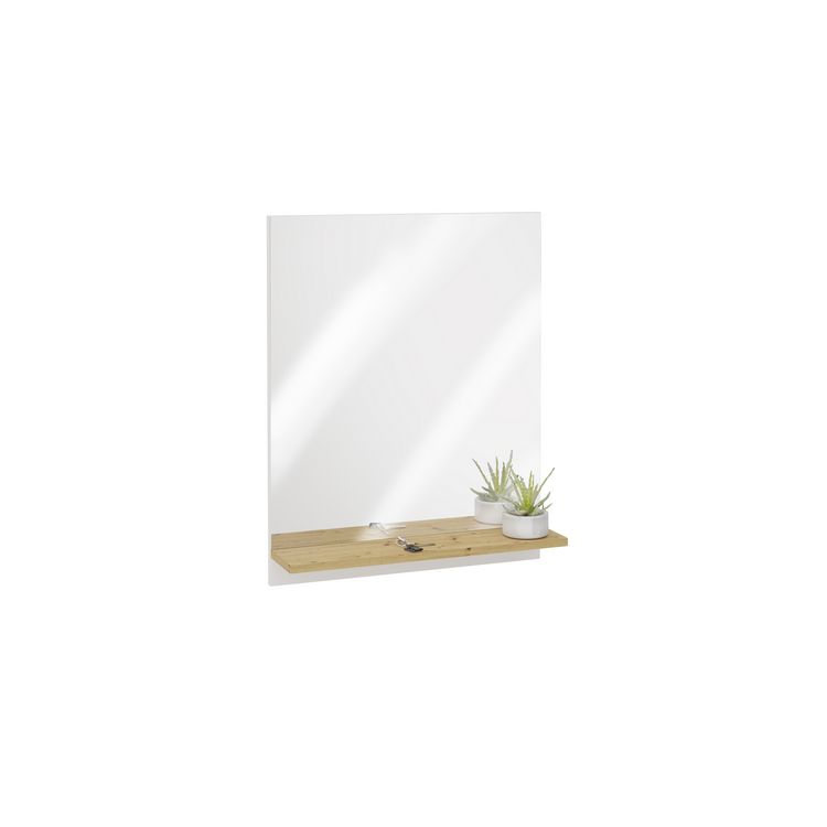Miroir mural avec tablette bois L54cm BELEM Grosses soldes ???? Miroir Mural Avec Tablette Bois L54cm BELEM ???? -ATMOSPHERA Shop unnamed file 921