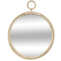 Top 10 🎁 Miroir Mural Rond En Rotin Kailua 38cm Naturel ✔️