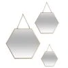 Top 10 ⌛ Lot De 3 Miroirs Métal Hexagone 29cm Or 👍 -ATMOSPHERA Shop unnamed file 997